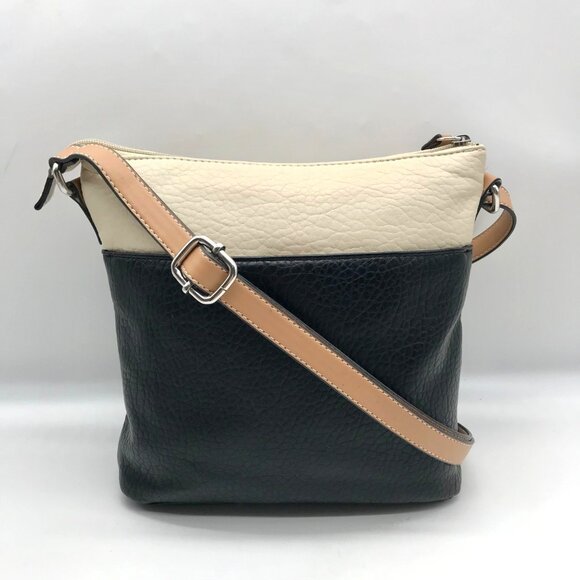 Giani Bernini Color Block Pebbled Crossbody Bag - Picture 2 of 10
